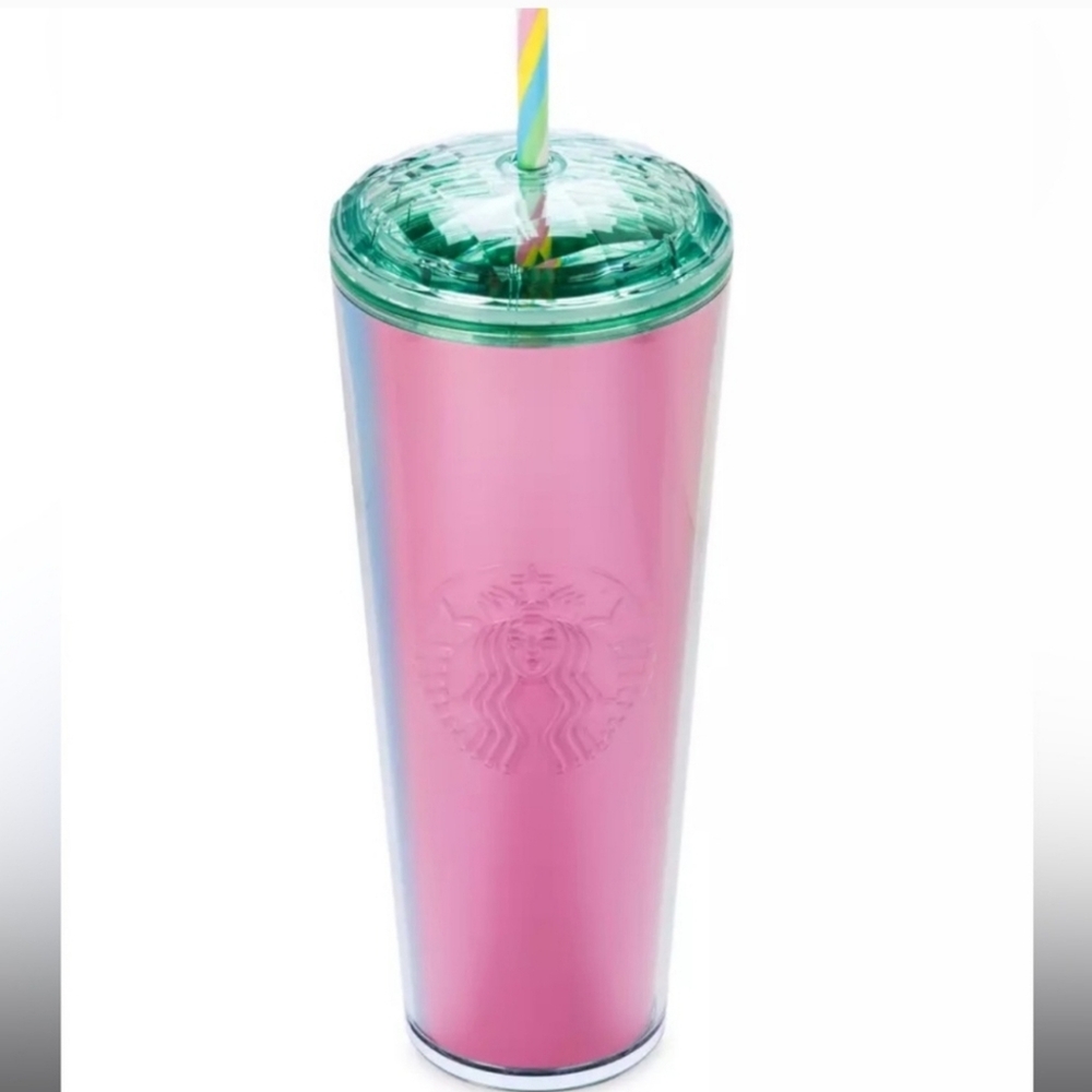 STARBUCKS Tumbler - Disneyland Limited Edition - NIB - Mickey Shaved Ice Design - Picture 3 of 8